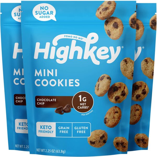 HighKey Mini Cookies 3-Pack - 2.25 OZ