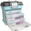 Medium Craft Organiser Grab N Go Rack System Storage Box 3 Organisers