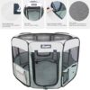 Portable Soft Dog Exercise Pen Kennel with Carry Bag for Puppy Cats - Image 2