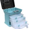 Medium Craft Organiser Grab N Go Rack System Storage Box 3 Organisers - Image 2
