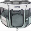 Portable Soft Dog Exercise Pen Kennel with Carry Bag for Puppy Cats - Image 3